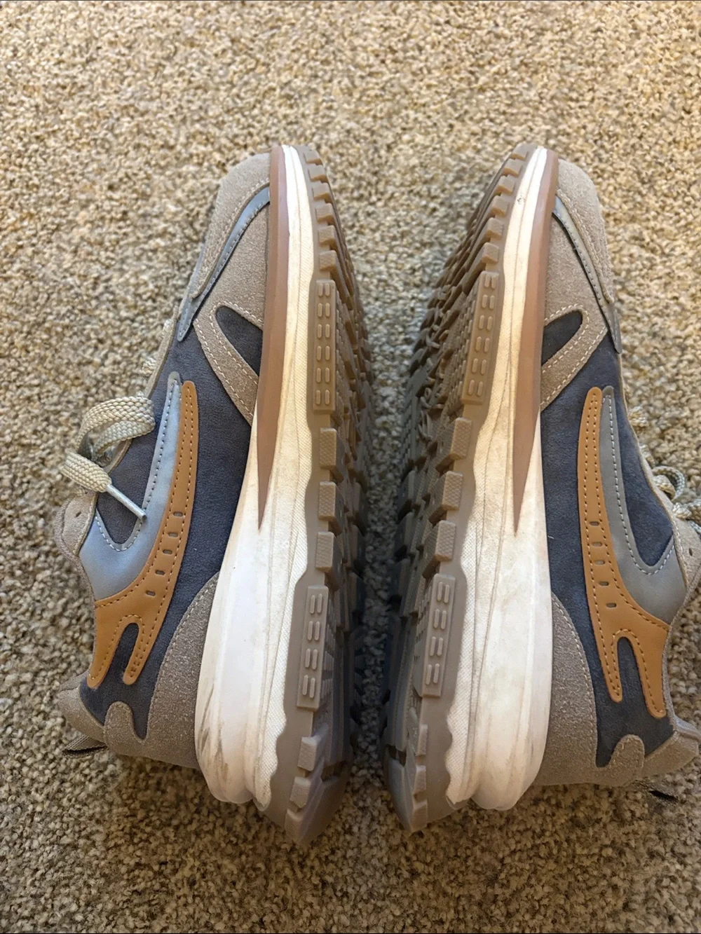 Women’s Casual Blowfish Athletic Sneakers in Blue and Tan